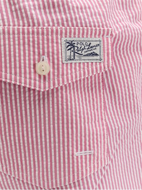 POLO RALPH LAURENPantaloncini da bagno traveler-mid-trunk pink Polo Ralph Lauren | 710-957784-500RESORT ROSE STRIPE